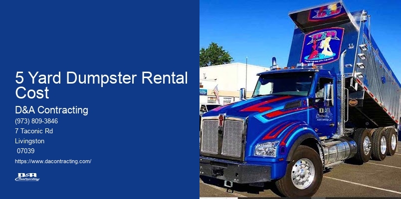 Contracting Dumpster Rental